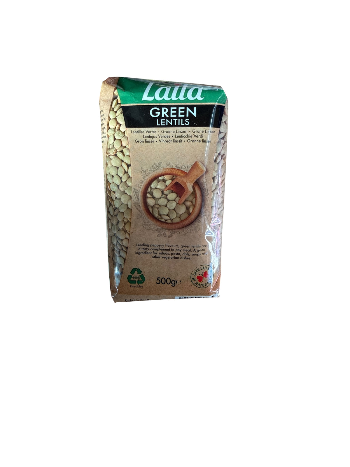 Laila Green Masoor Lentils 500g