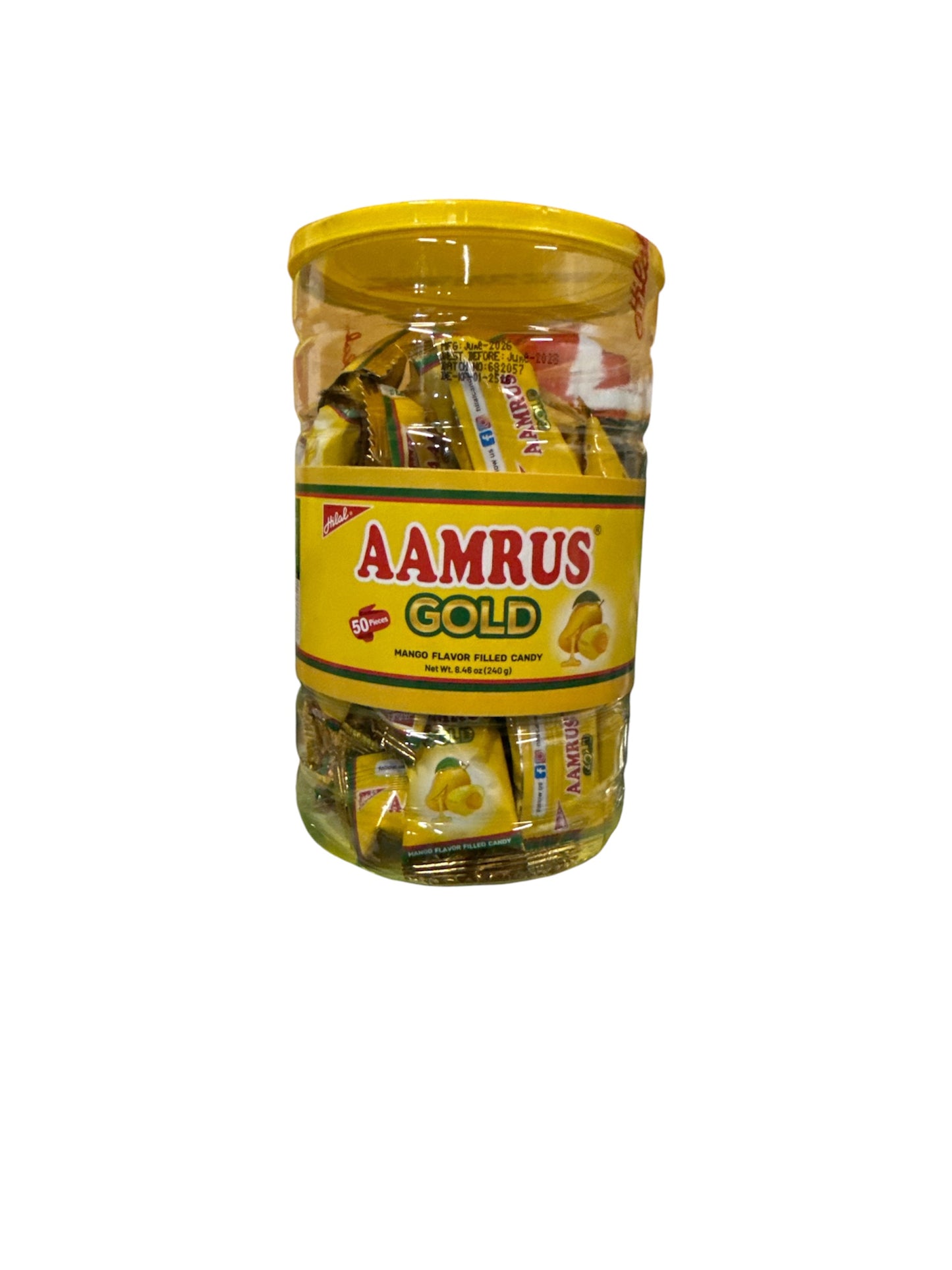 Hilal Aamrus Gold Candy 50 Pieces