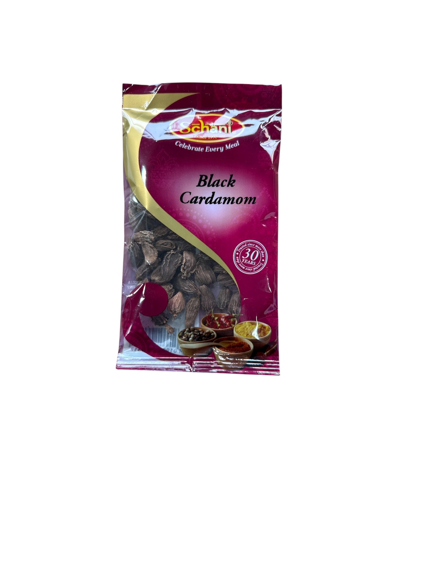 Schani Cardamom Black whole 50g