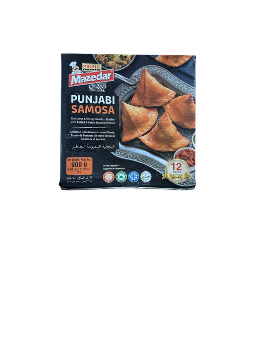 Mazadar Frozen Halal Punjabi Samosa 12pc (900g)