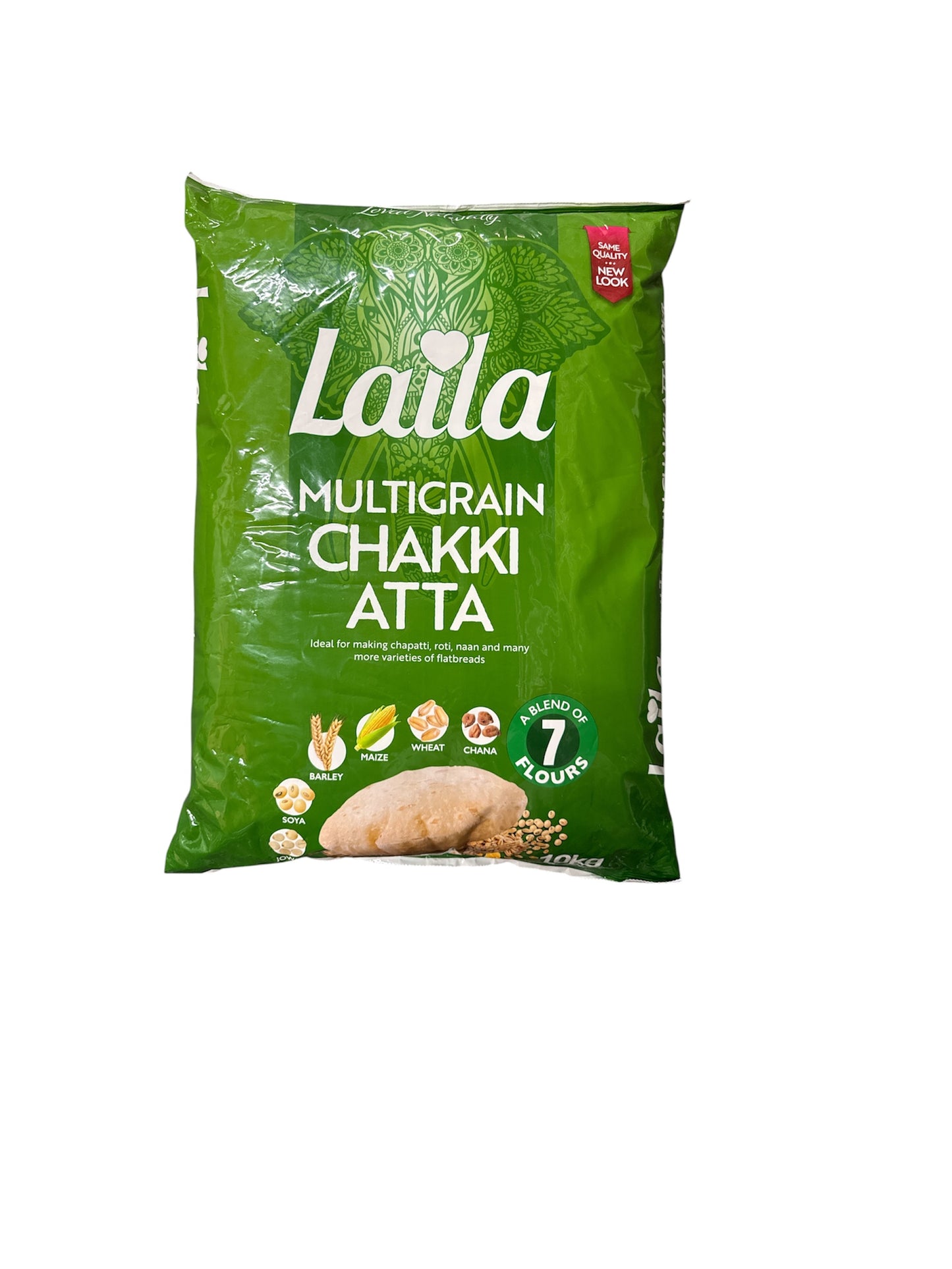 Laila Multigrain Chakki Atta 10kg