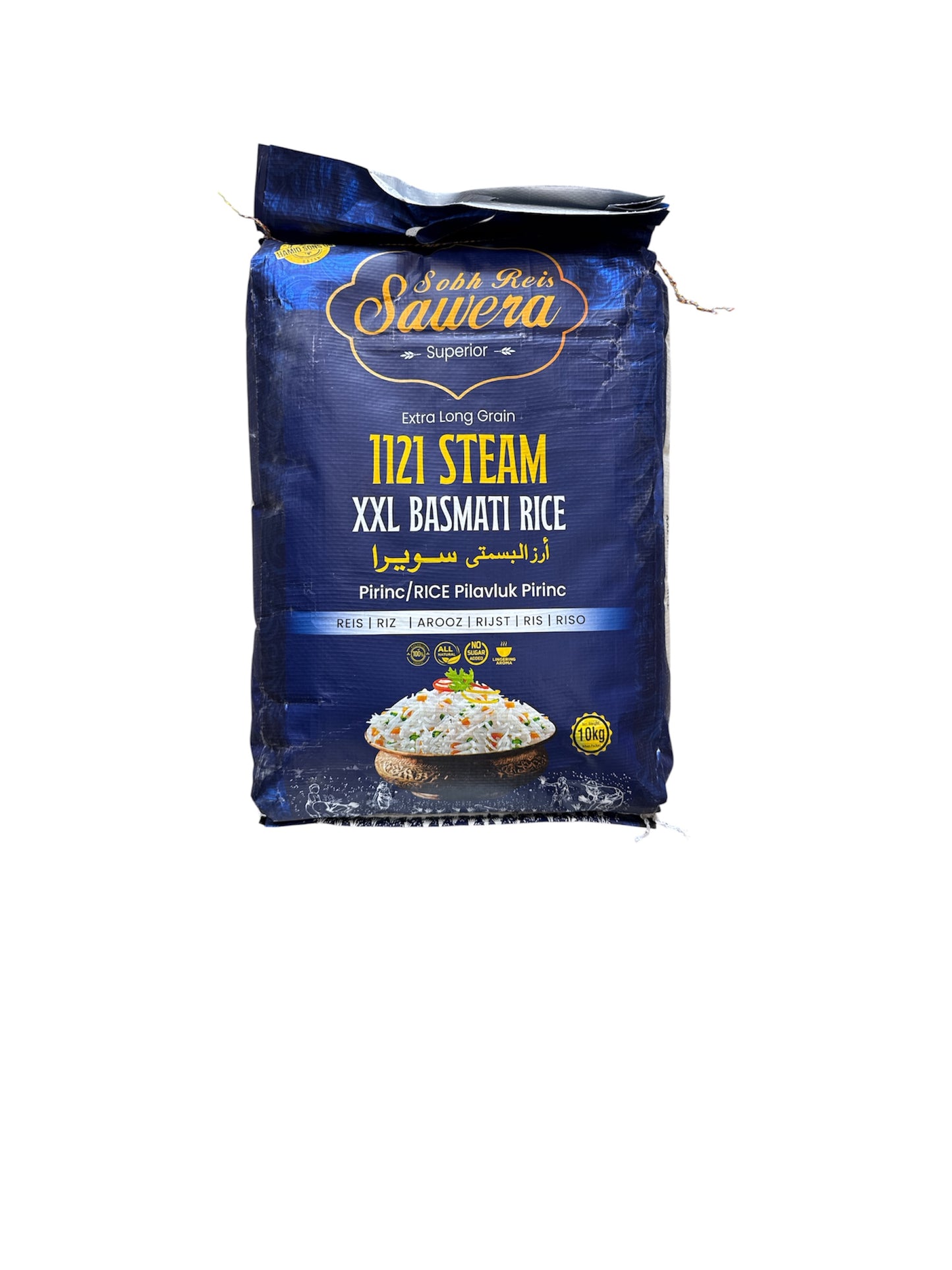 Sobh Sawera 1121 XXL Steam Basmati Rice 10kg