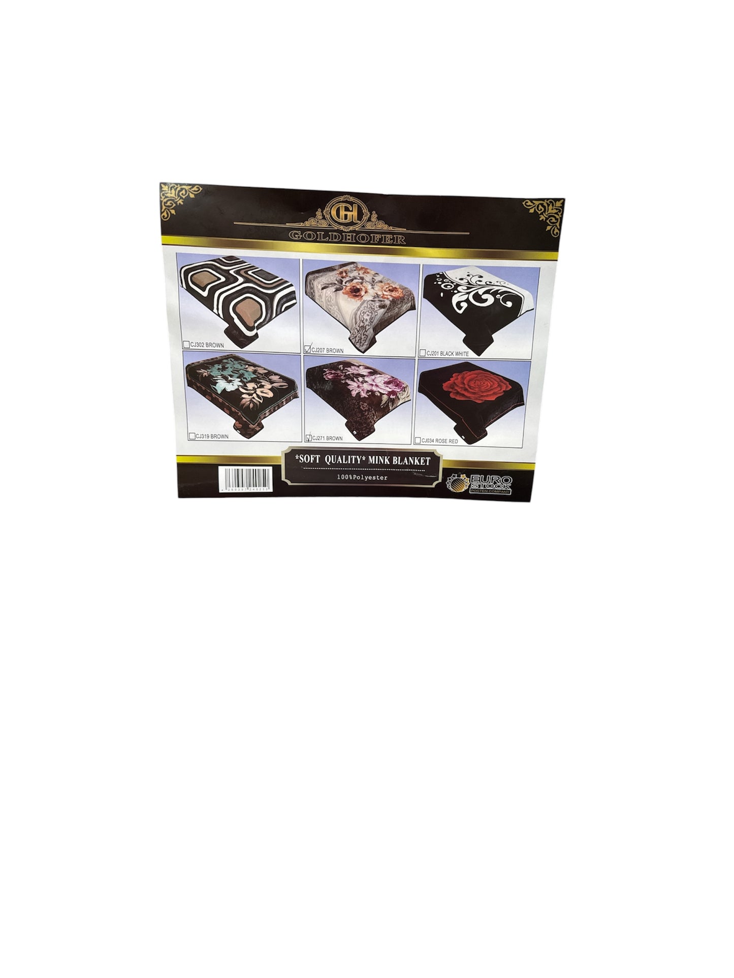 Soft quality mink blanket 220X240cm 2ply