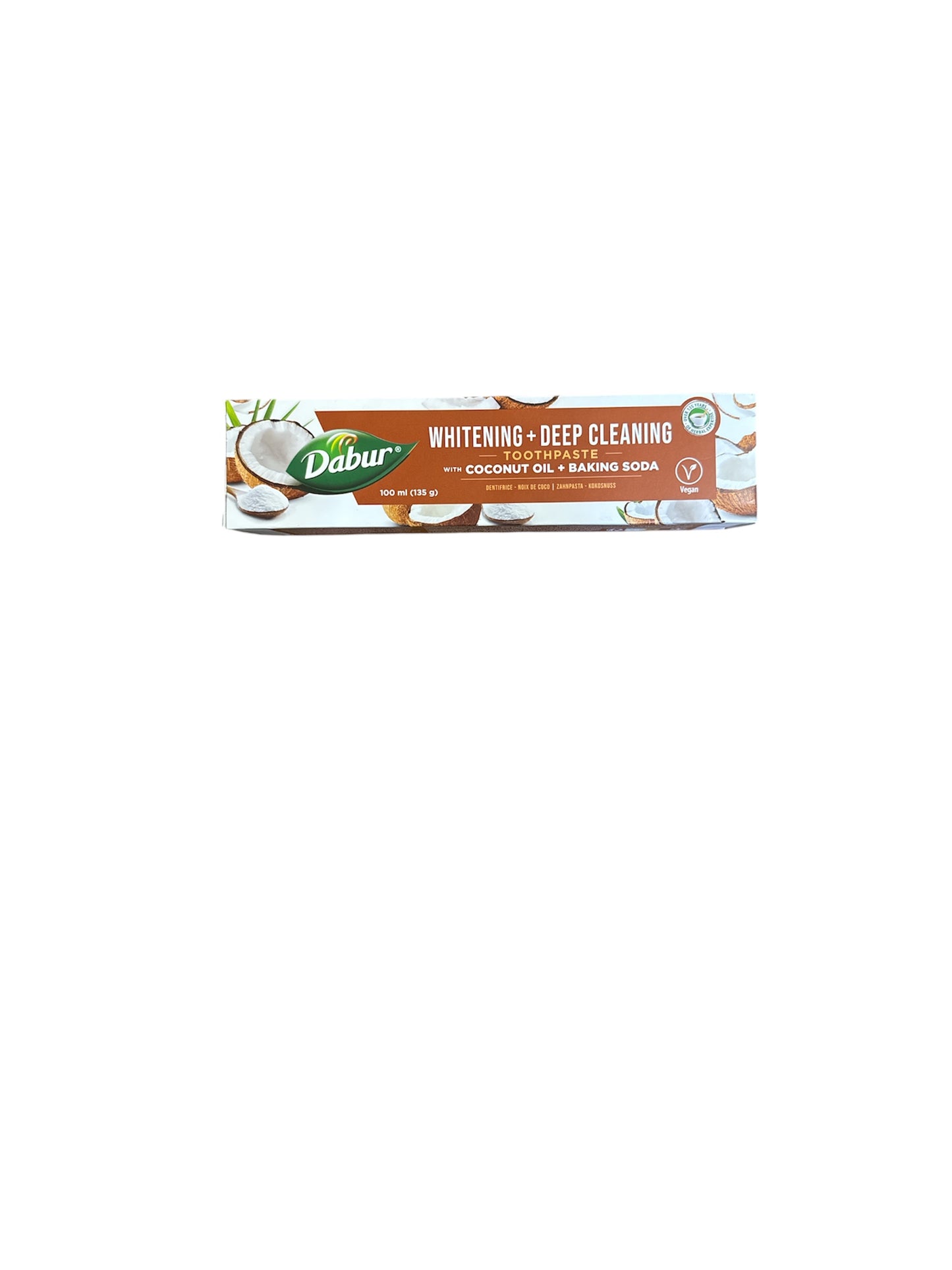 Dabur Coconut Oil+ Baking Soda Toothpaste 135ml