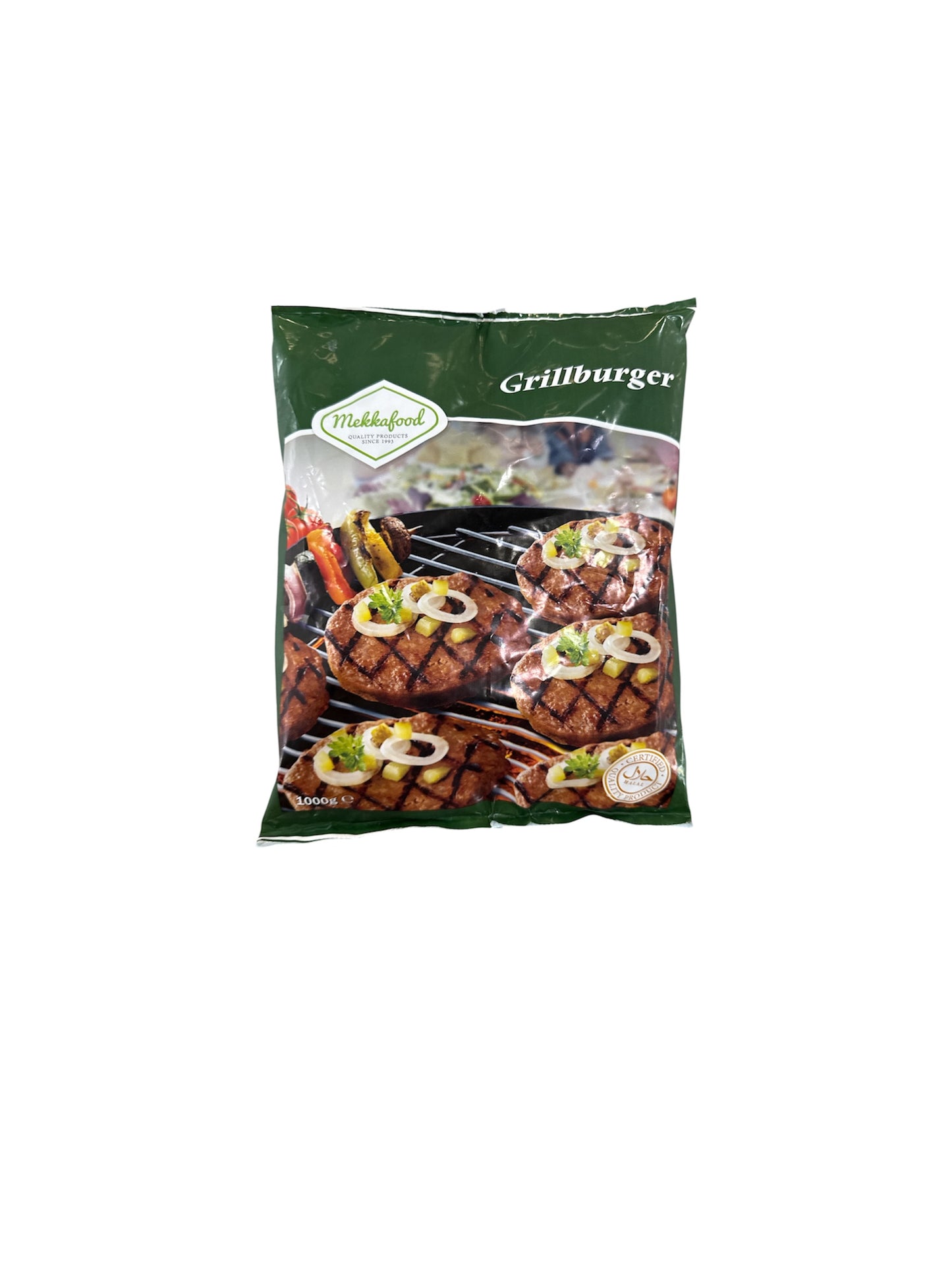 Makkafood GrillBurger Frozen Halal 1kg