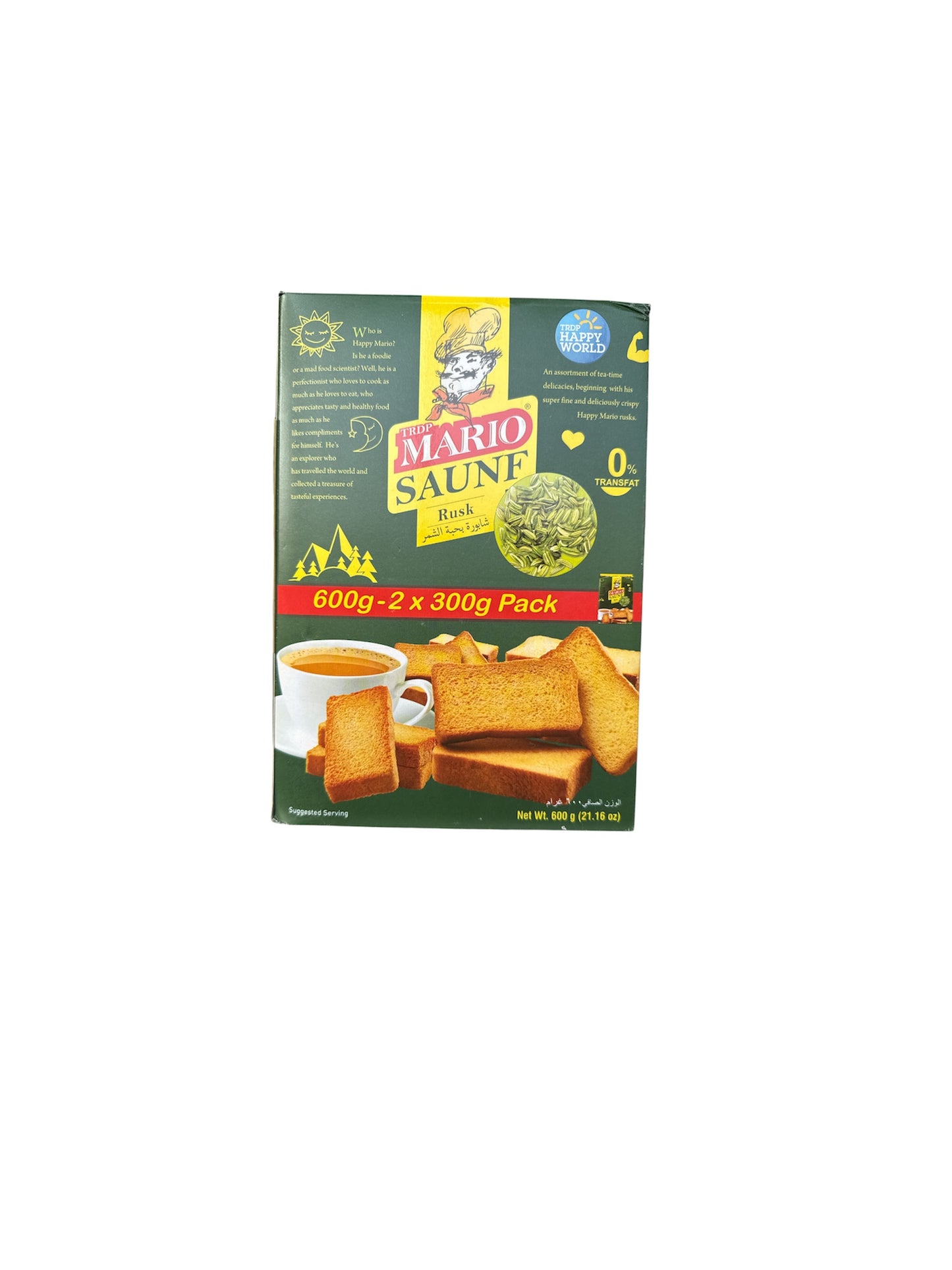 Mario Saunf Cake Rusk 600g