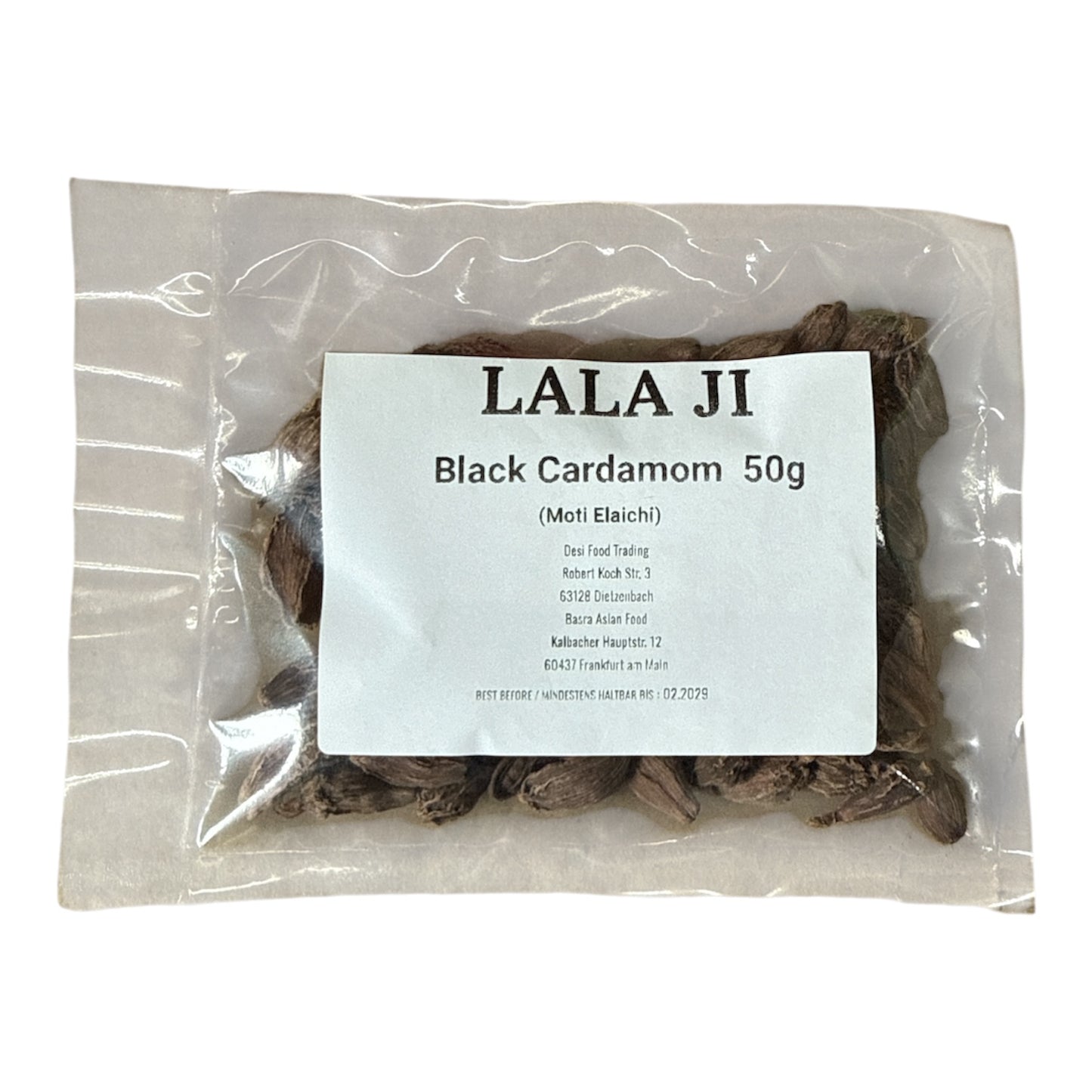 Lala Ji Black Cardamom (Moti Elaichi) 50g