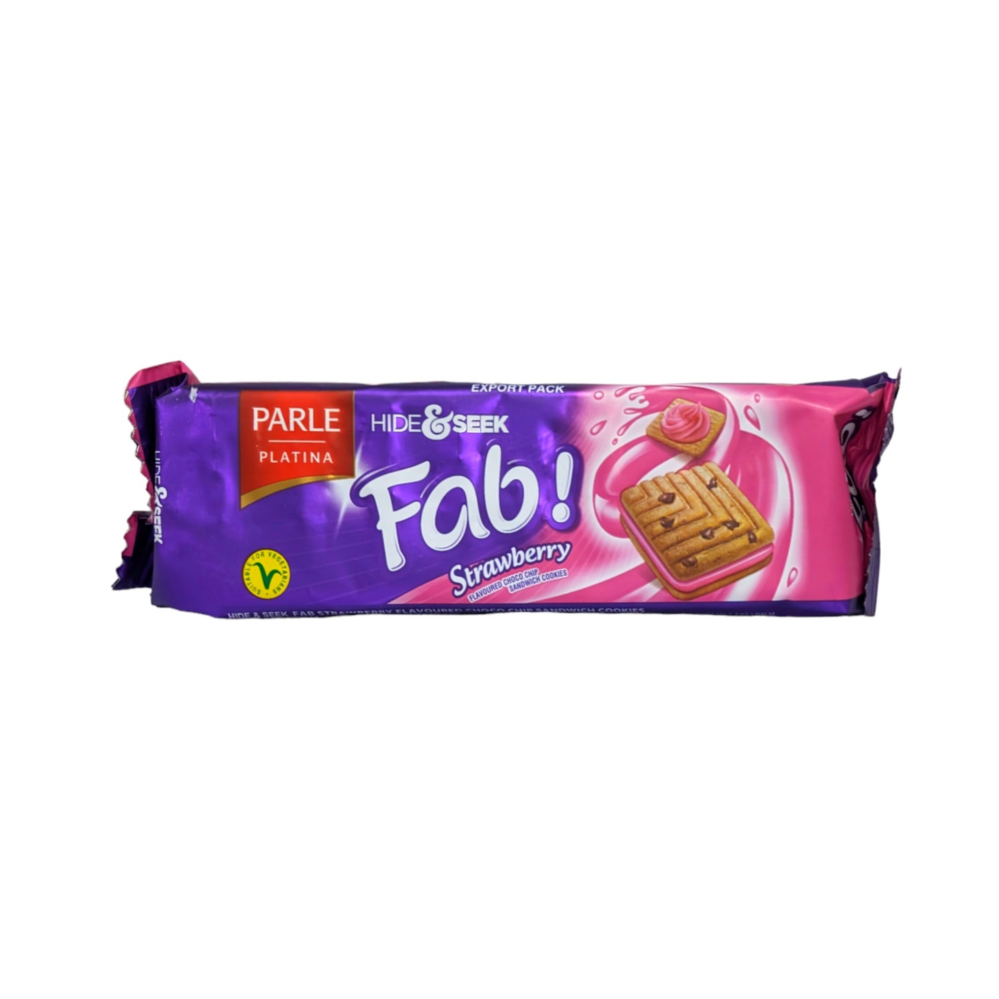 Parle Hide & Seek Fab Strawberry Biscuits 112g