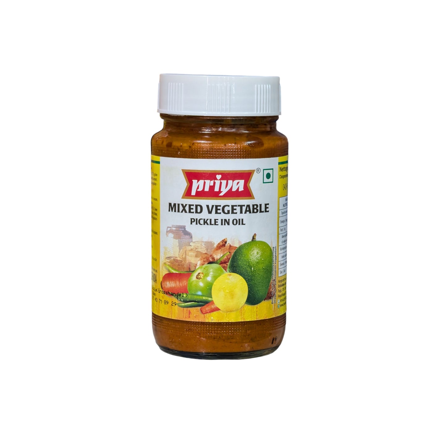 Priya Mixed Vegetables Pickle 300g