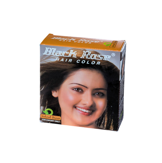 Black Rose Haarfarbe Naturbraun, 5 Beutel, 10 g