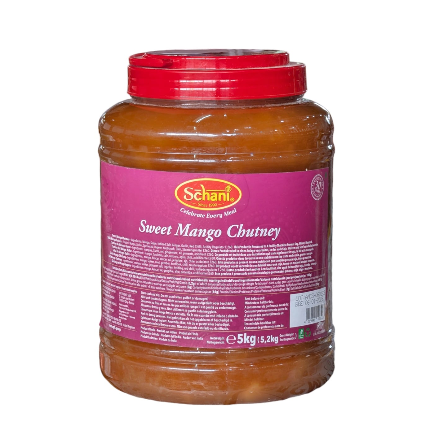 Schani Süßes Mango Chutney 5kg