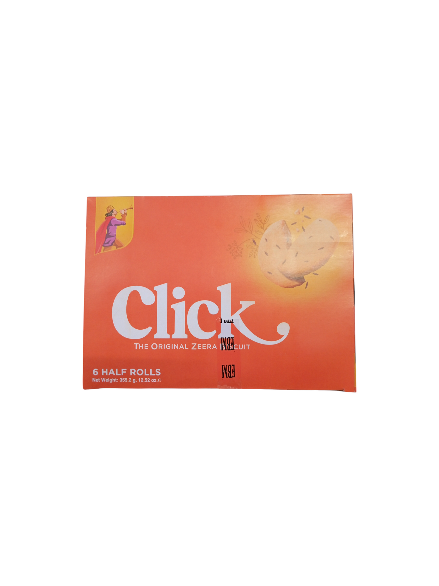 EBM Click Zeera Biscuit 6 Half Rolls 335.2g