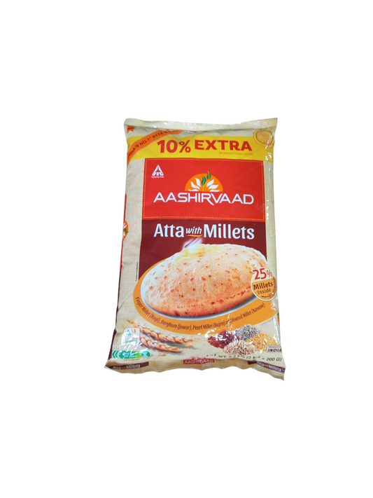 Aashirvaad Atta w Millets 2.2 kg