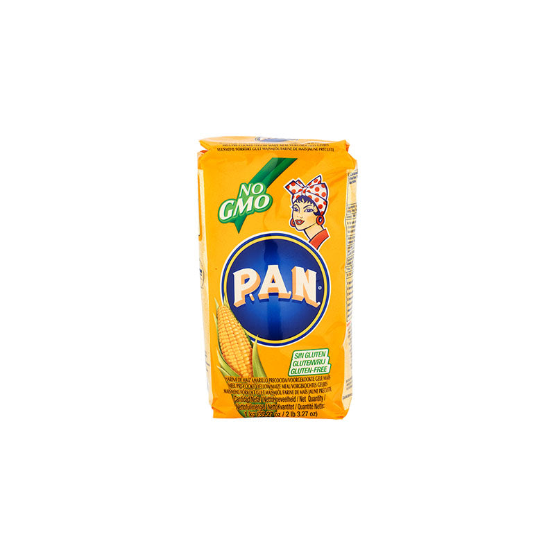 Harina PAN Yellow Maize Flour orange paking (maki atta ) 1kg