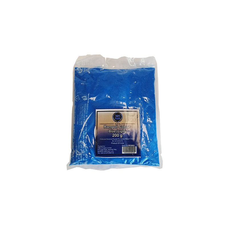 Heera Rangoli Farbe Blau Hell 200g