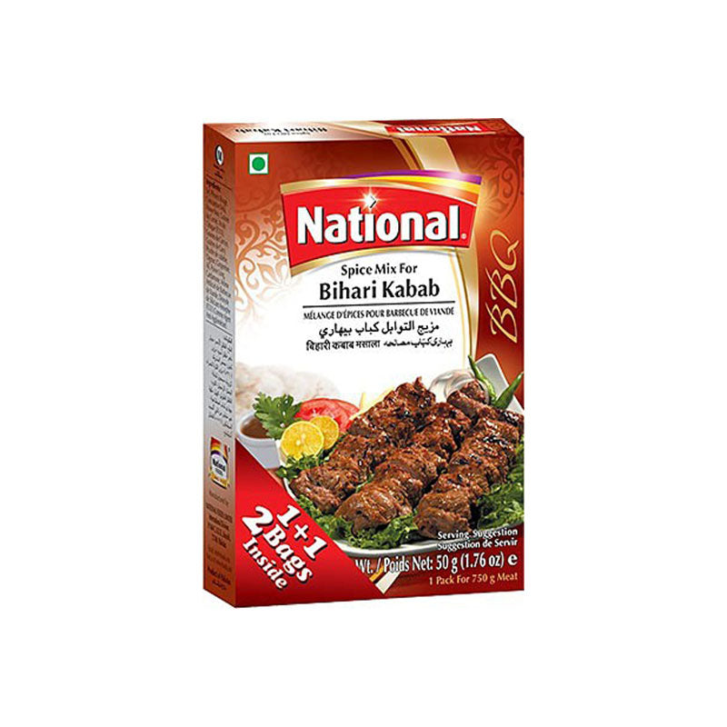 National Bihari Kabab Masala 2 Beutel 84g