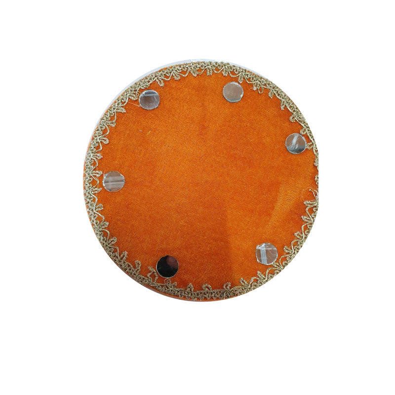 Shadi Mehndi Teller Thaal Orange 1 Stück