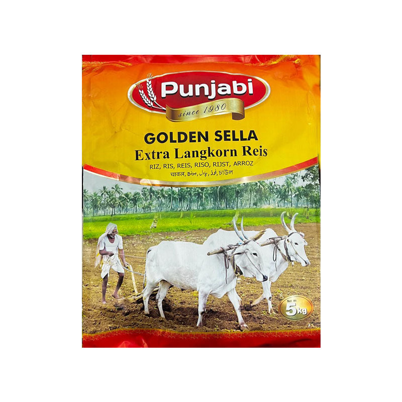 Punjabi Extra Langer Goldener Sella Reis 5kg