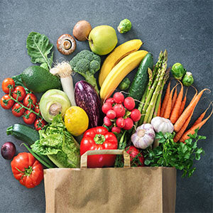 Fresh vegetables & Sweets
