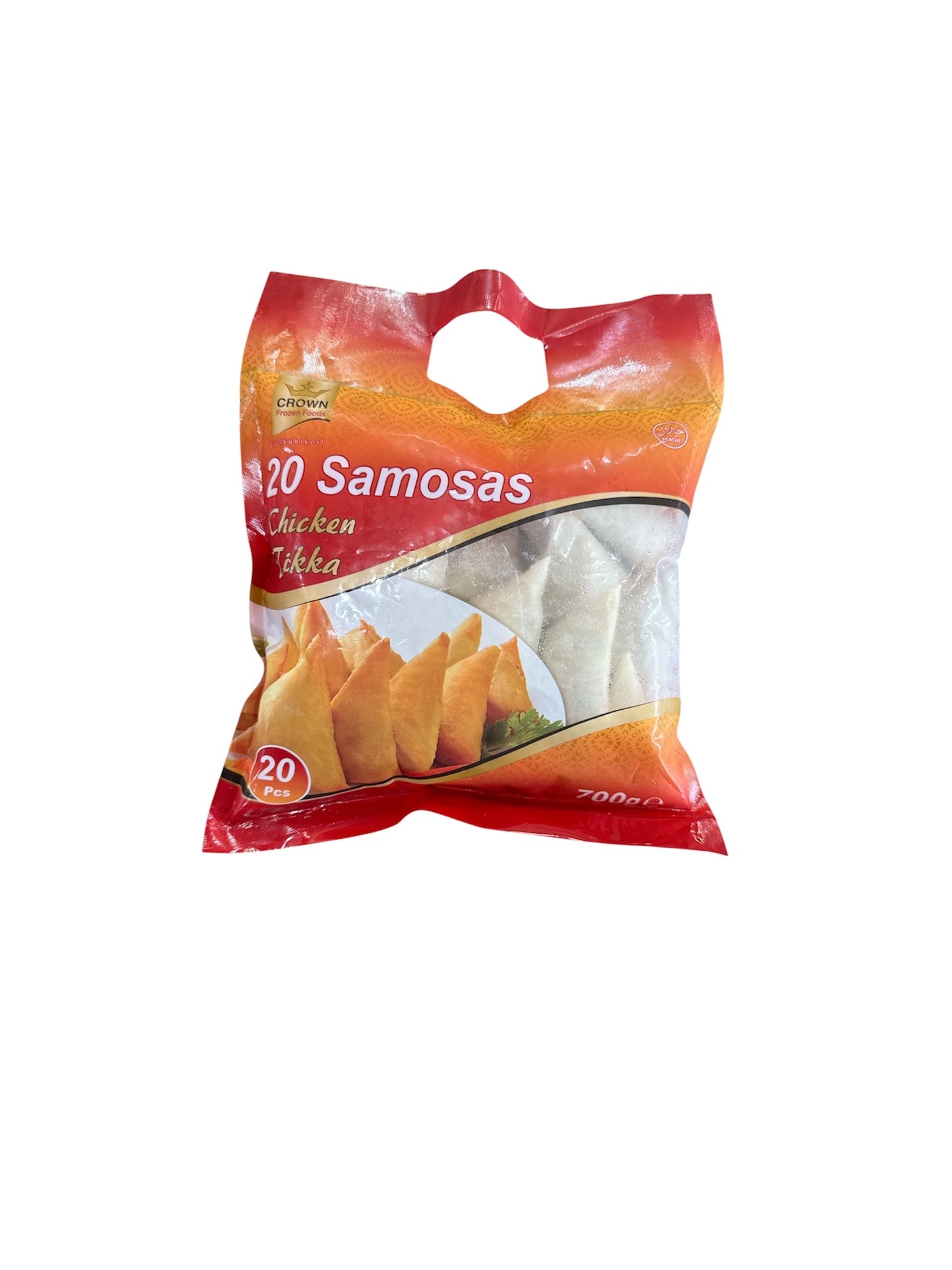 Crown Samosa Chicken Tikka (20pc) 700g Frozen Halal