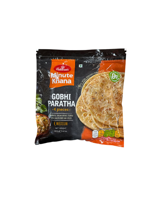 Haldiram Gobhi Paratha 4 pieces 400g frozen Halal