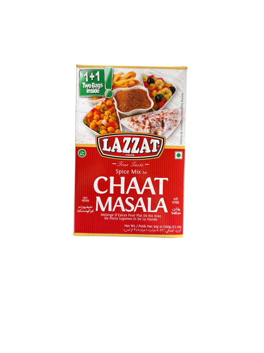 Lazzat Chaat  Masala 2 Bags inside 100g