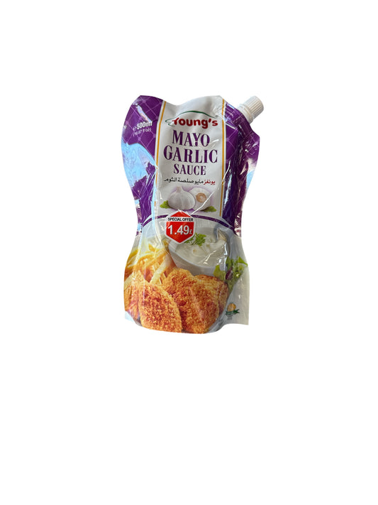 Young's Mayo Garlic 500ml