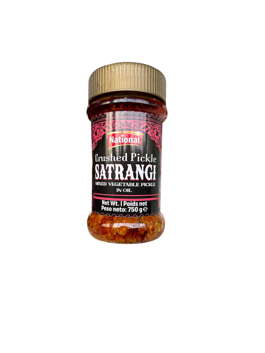 National Crushed Pickle Satrangi Mixed 750g