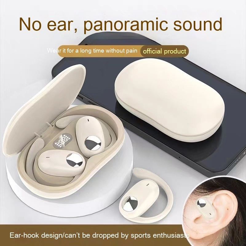 Drahtloser Ohrbügel, kein In-Ear, lange Ausdauer, Knochenleitung, offenes Sport-OWS-Bluetooth-Headset