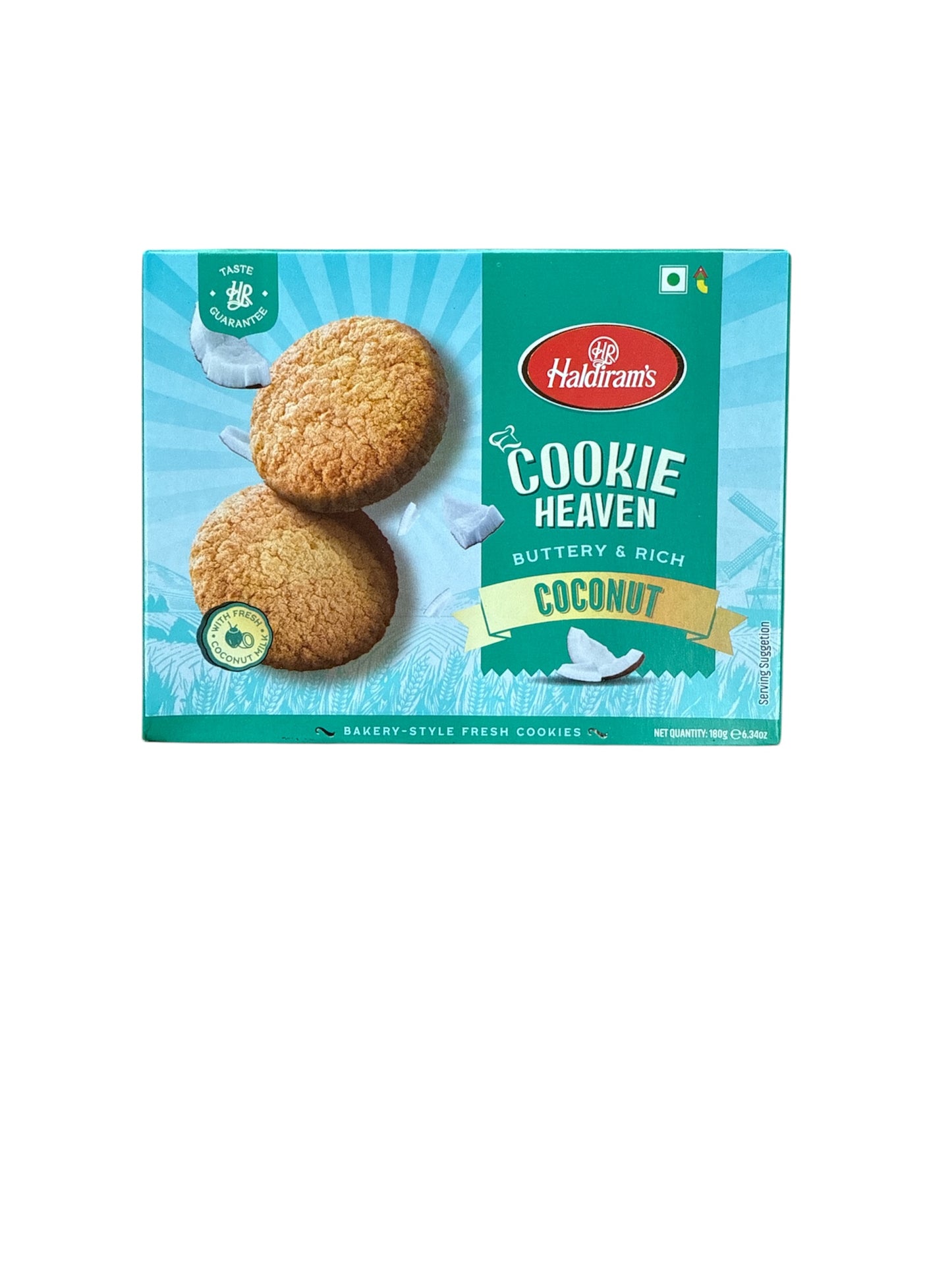 Haldiram Cookies Coconut 180g