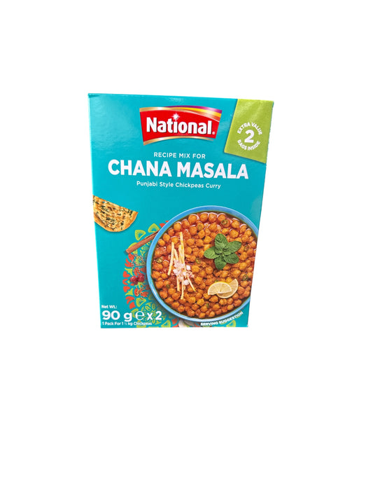 National Chana Masala 90g  2Bags Inside