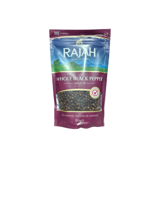 Rajah Black Pepper Whole 100g