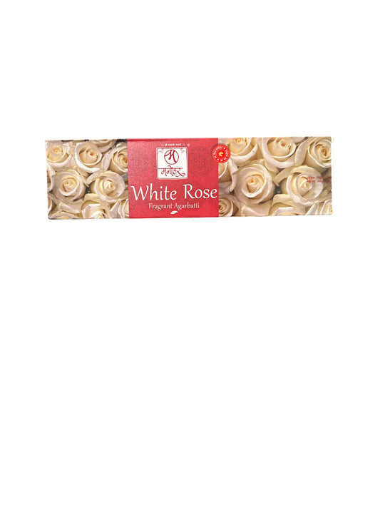 Manohar White Rose Fragrant Agarbatti 100g