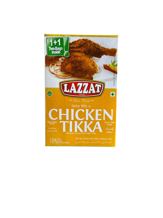 Lazzat Chicken Tikka Masala 2 Bags inside 100g