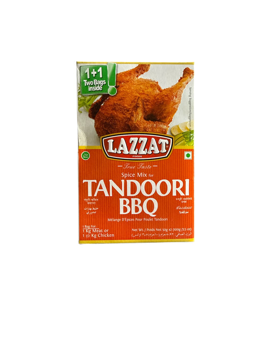 Lazzat Tandoori BBQ Masala 2 Bags inside 100g