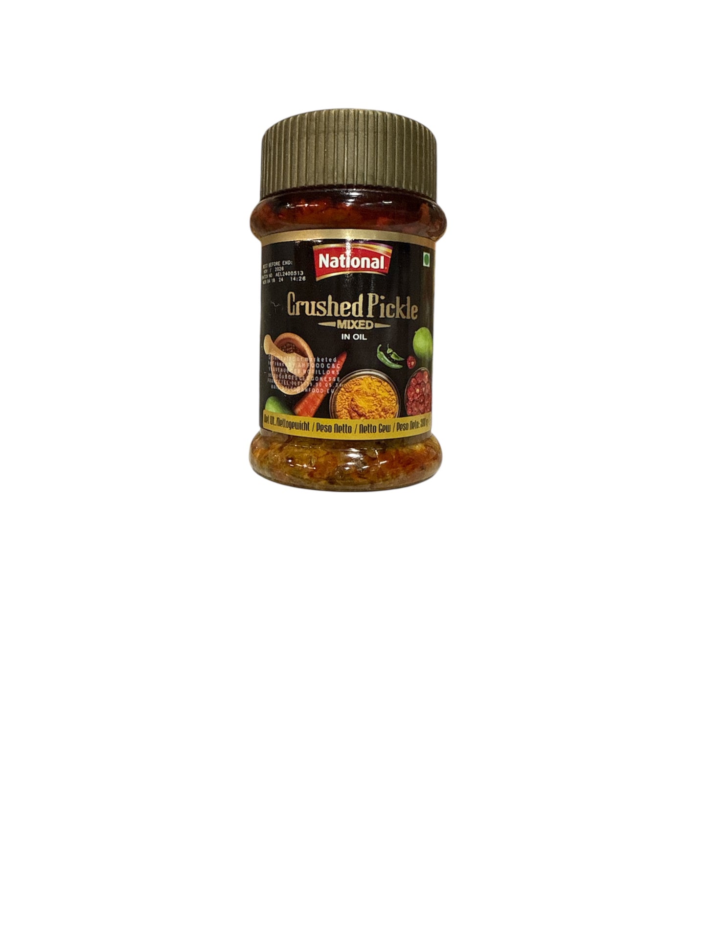 National Crushed Pickle Mixed 390g