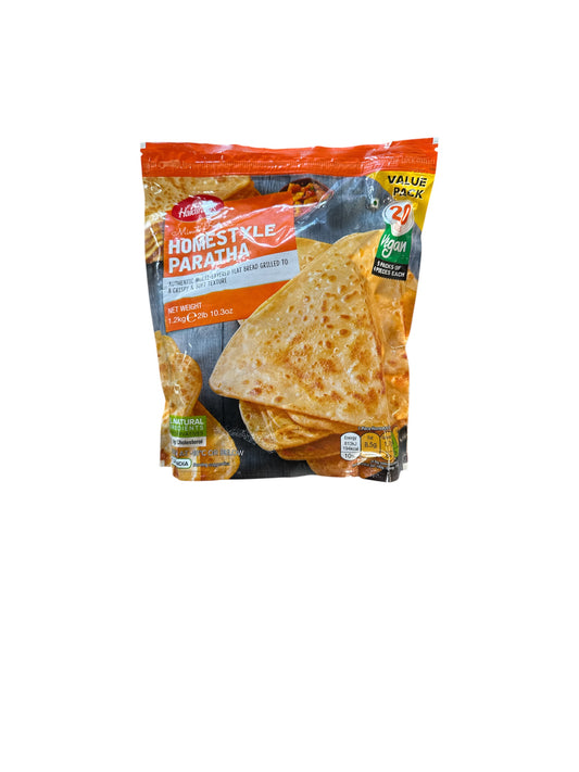 Haldiram Homestyle Family Pack Paratha 1.2kg (20 PC) Frozen Halal