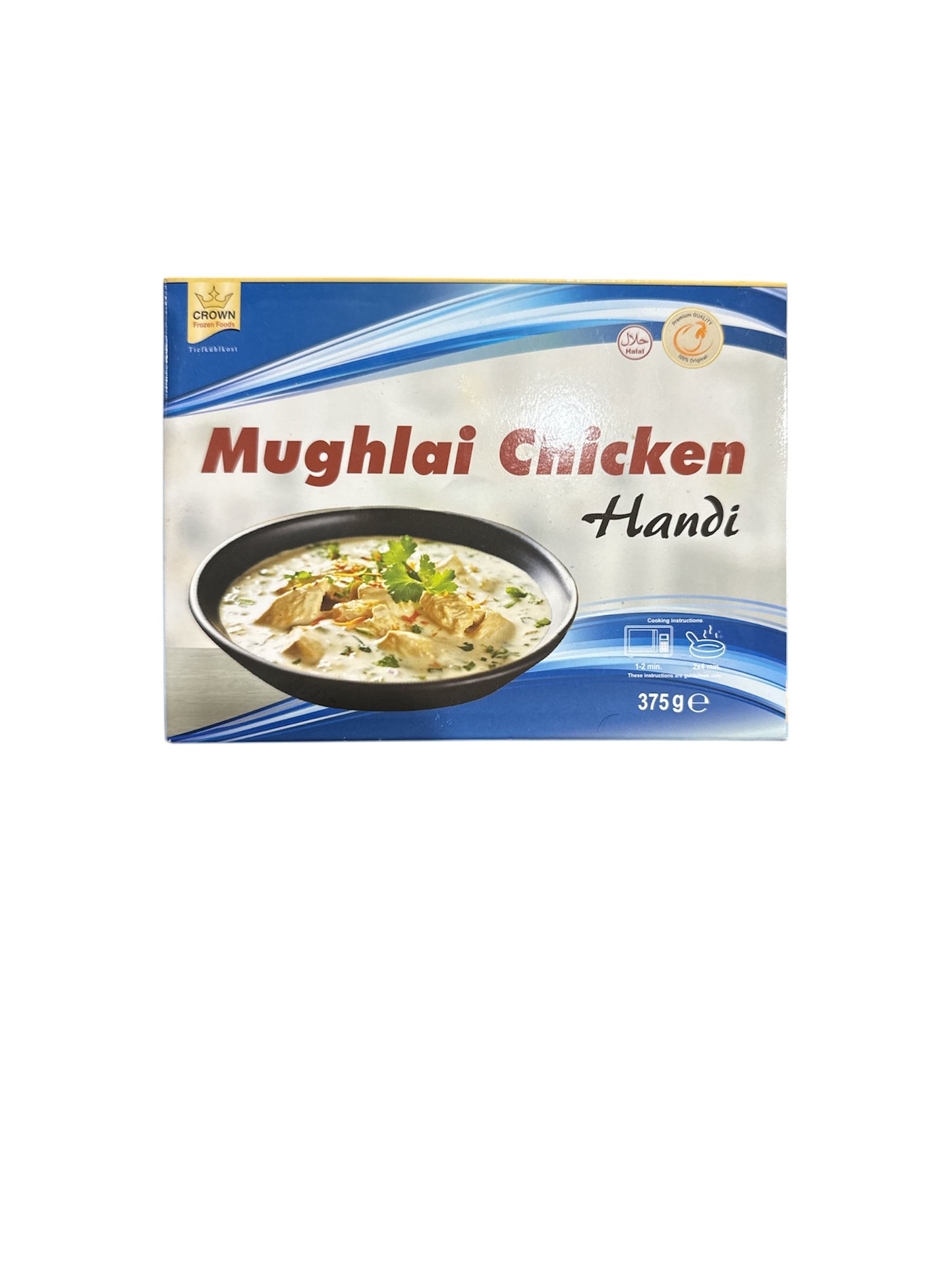 Crown Mughlai Chicken Handi Frozen Halal 375g