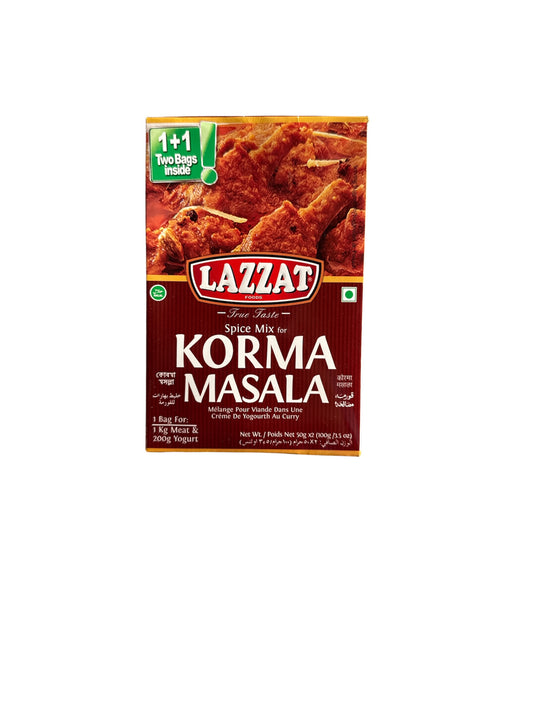 Lazzat Korma Masala 2 Bags inside 100g