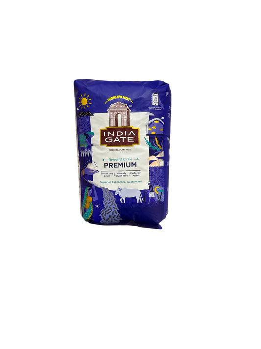 India Gate Premium Basmati Rice 1kg