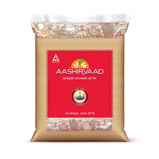 Aashirvaad (Export Pack) Chakki Atta Flour 10 kg
