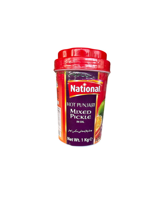 National Hot Punjabi Mixed Pickle 1kg