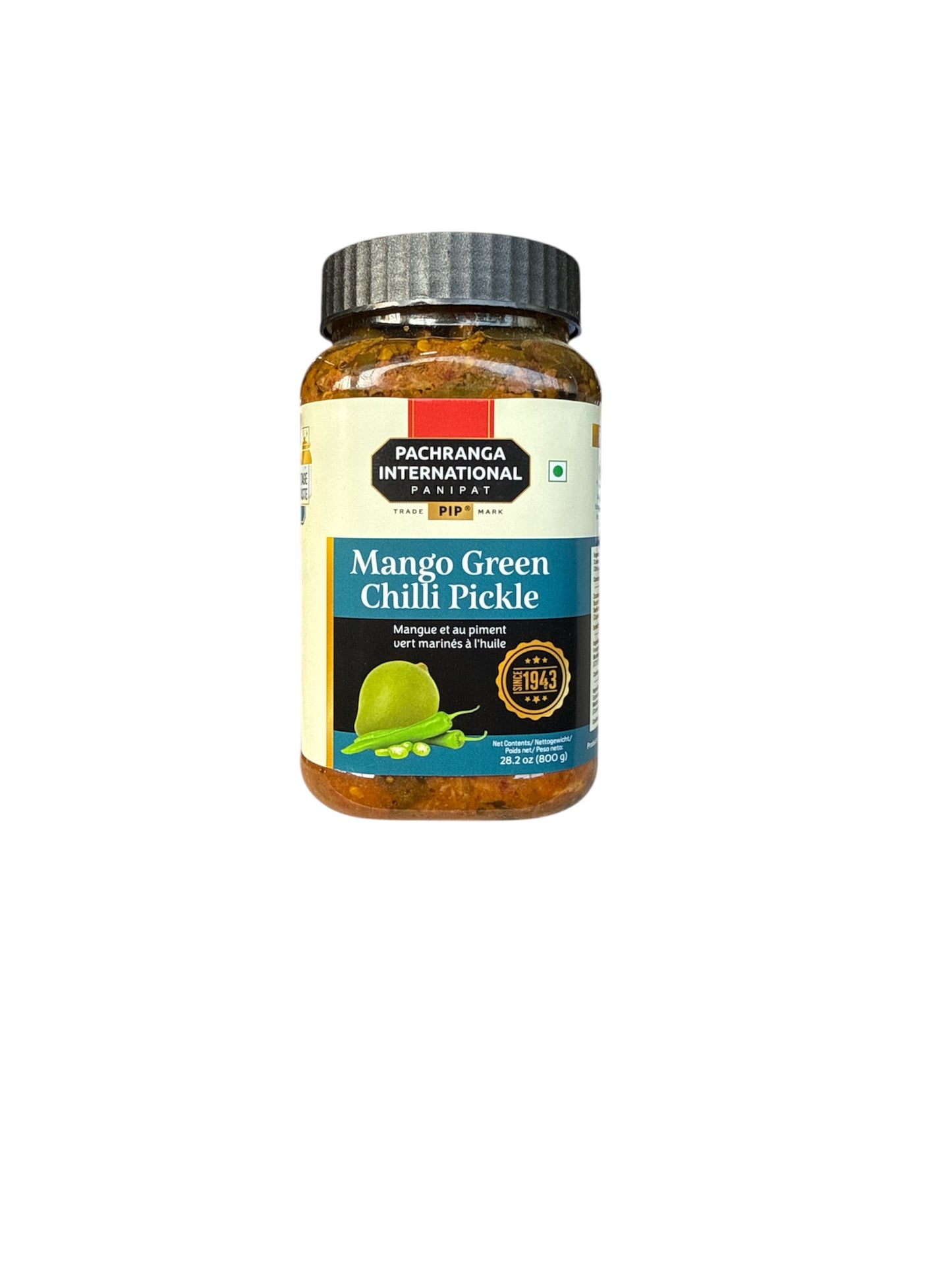 Pachranga Mango Green Chilli Pickle 800g