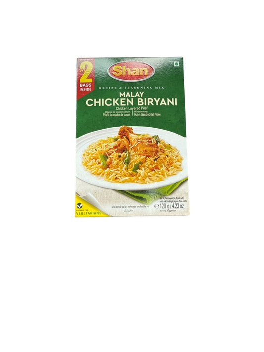Shan Malay Chicken Biryani Masala 120g (2BAGS INSIDE)
