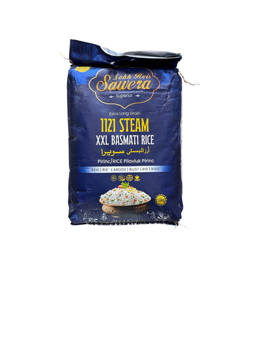Sobh Sawera 1121 XXL Steam Basmati Rice 10kg