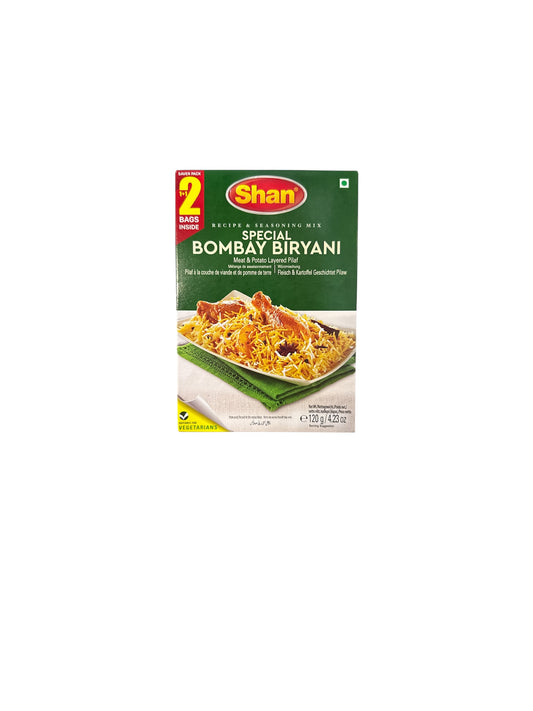 Shan Bombay Biryani Masala 2 Bags inside 120g