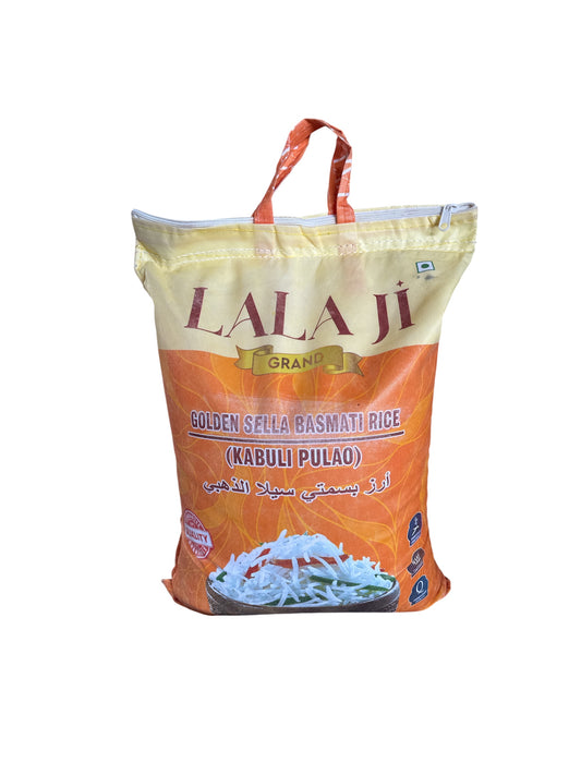 Lala Ji Grand Golden Sella Basmati ( kabuli Pulao) Rice 10 kg