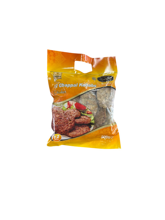 Crown Chappal Kebabs Chicken 700 g (12 Stück gefroren)