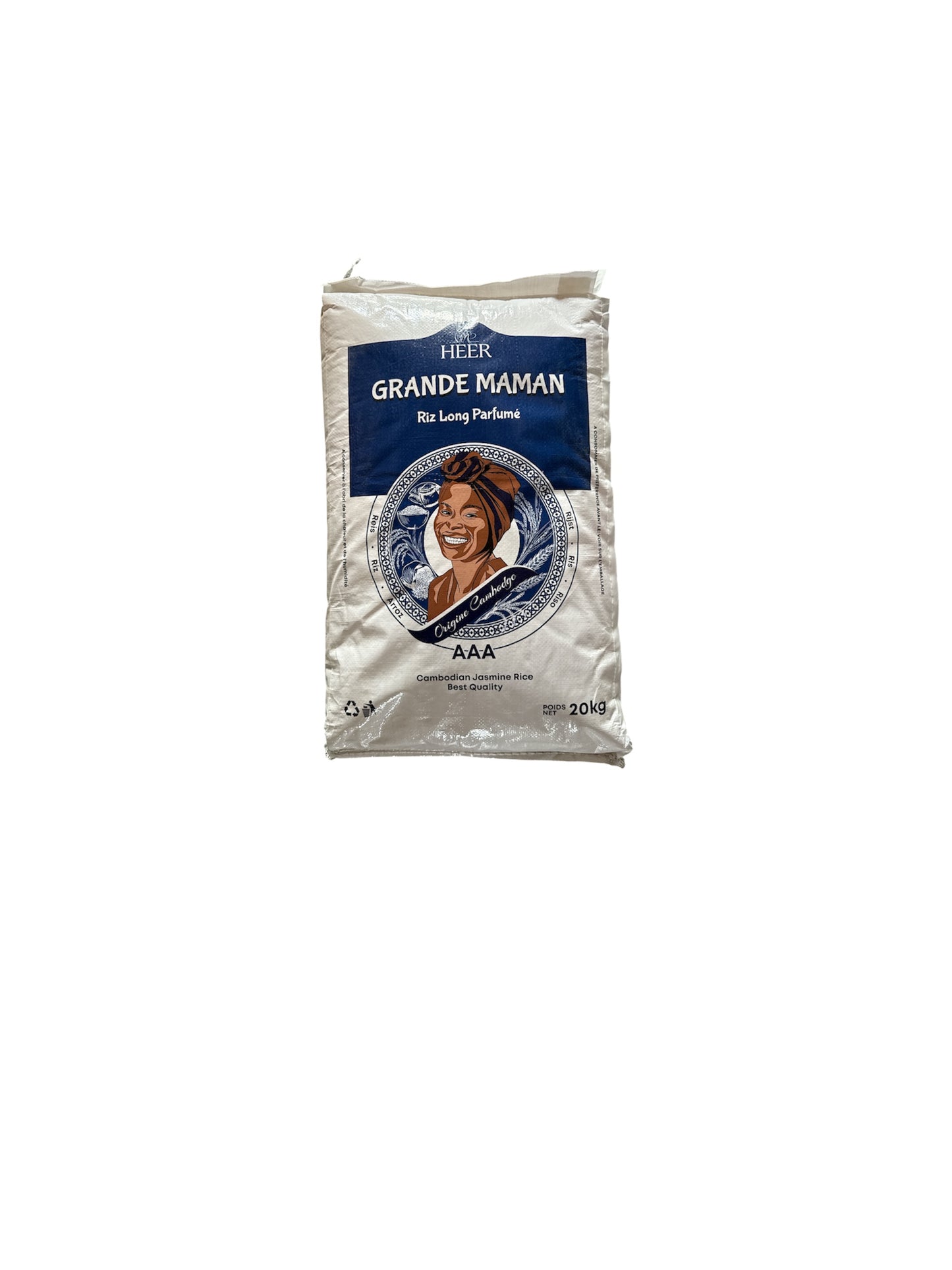 HEER GRANDE MAMAN JASMINE RICE (FRAGRANT LONG-GRAIN RICE) 20kg