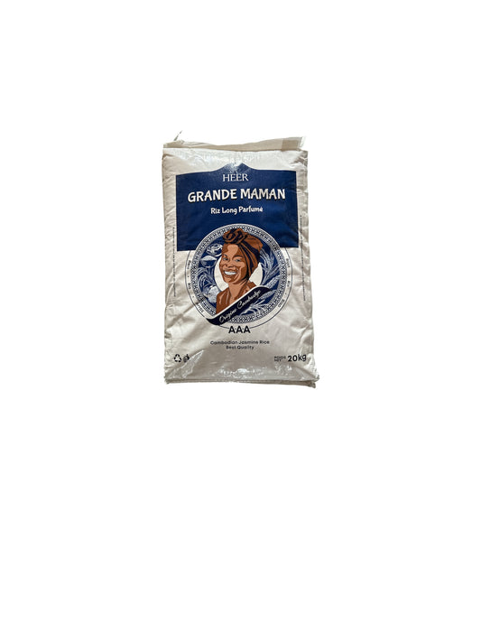 HEER GRANDE MAMAN JASMINE RICE (FRAGRANT LONG-GRAIN RICE) 20kg